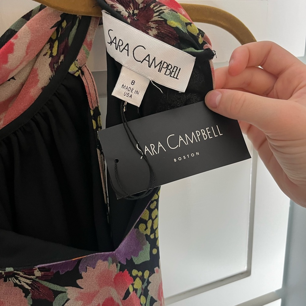 NWT Sara Campbell floral halter top